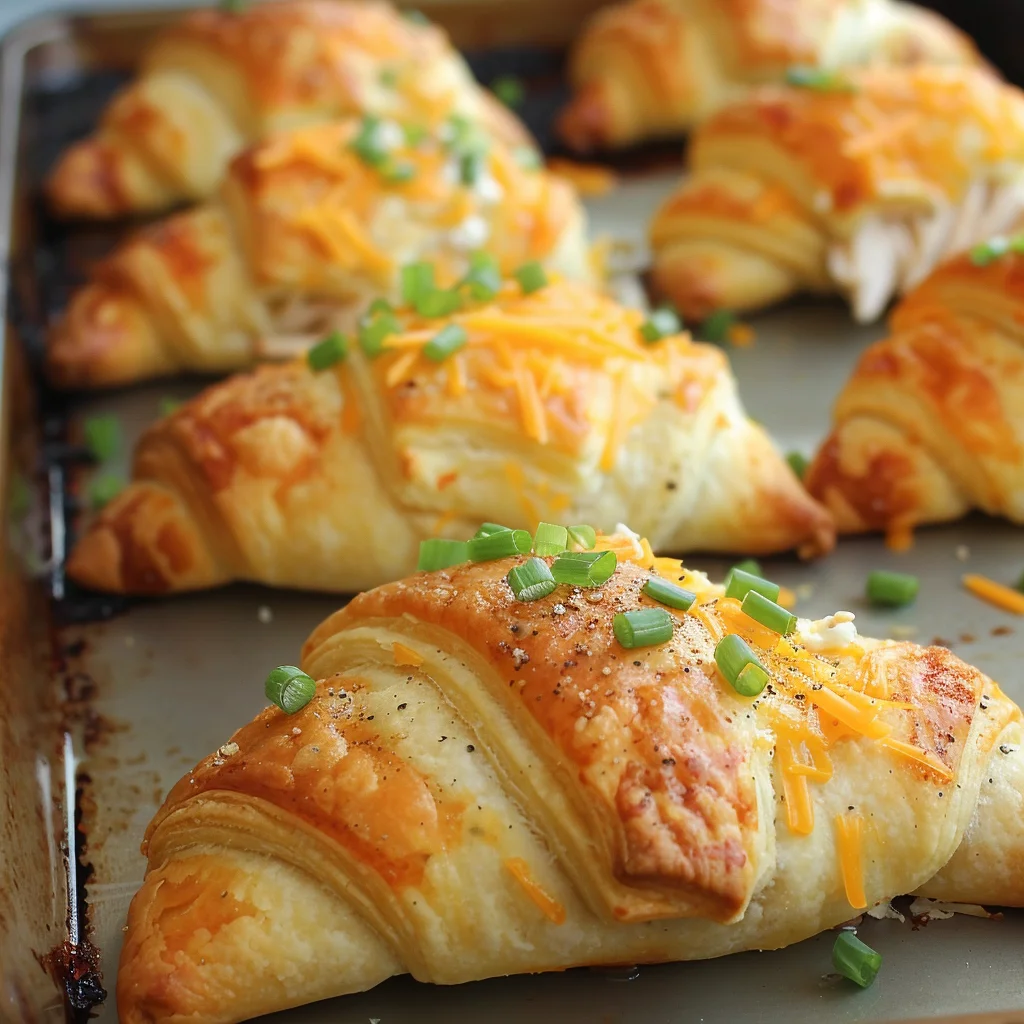Easy Chicken Stuffed Crescent Rolls