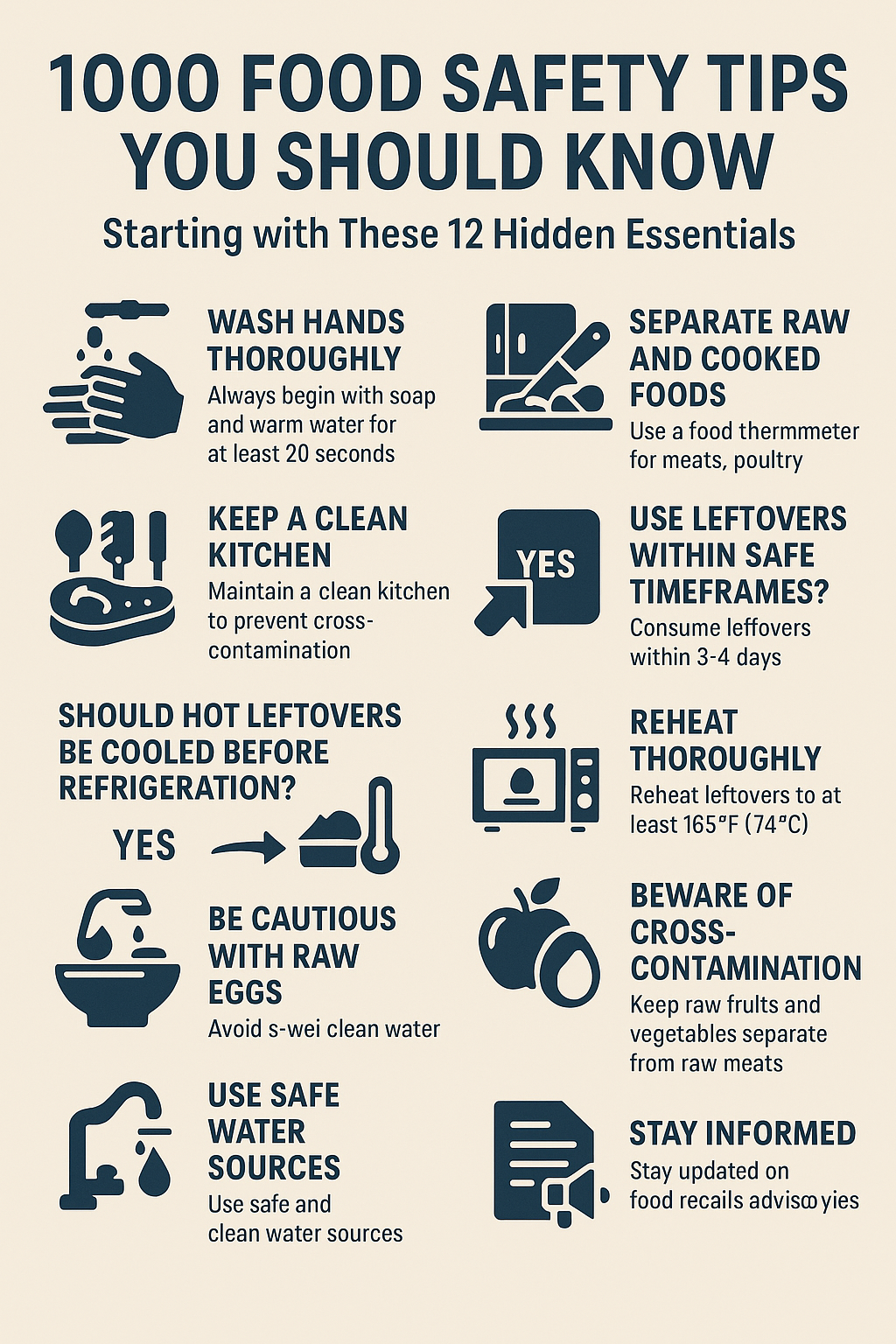 12 Essential Food Safety Tips (That Most People Overlook)